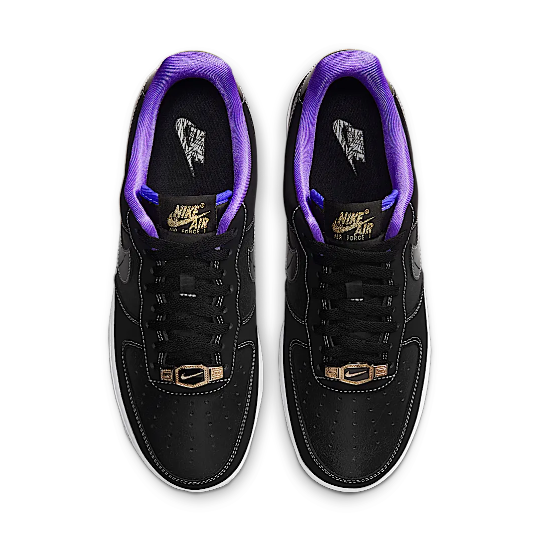 Nike Air Force 1 Low '07 LV8 World Champ Black Purple