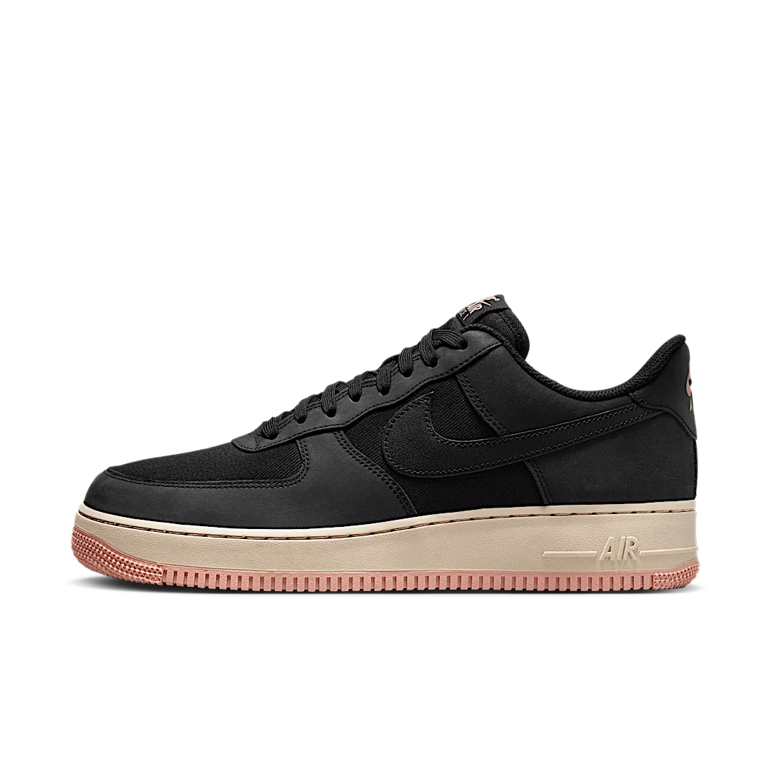 Nike Air Force 1 Low '07 LX Black Red Stardust