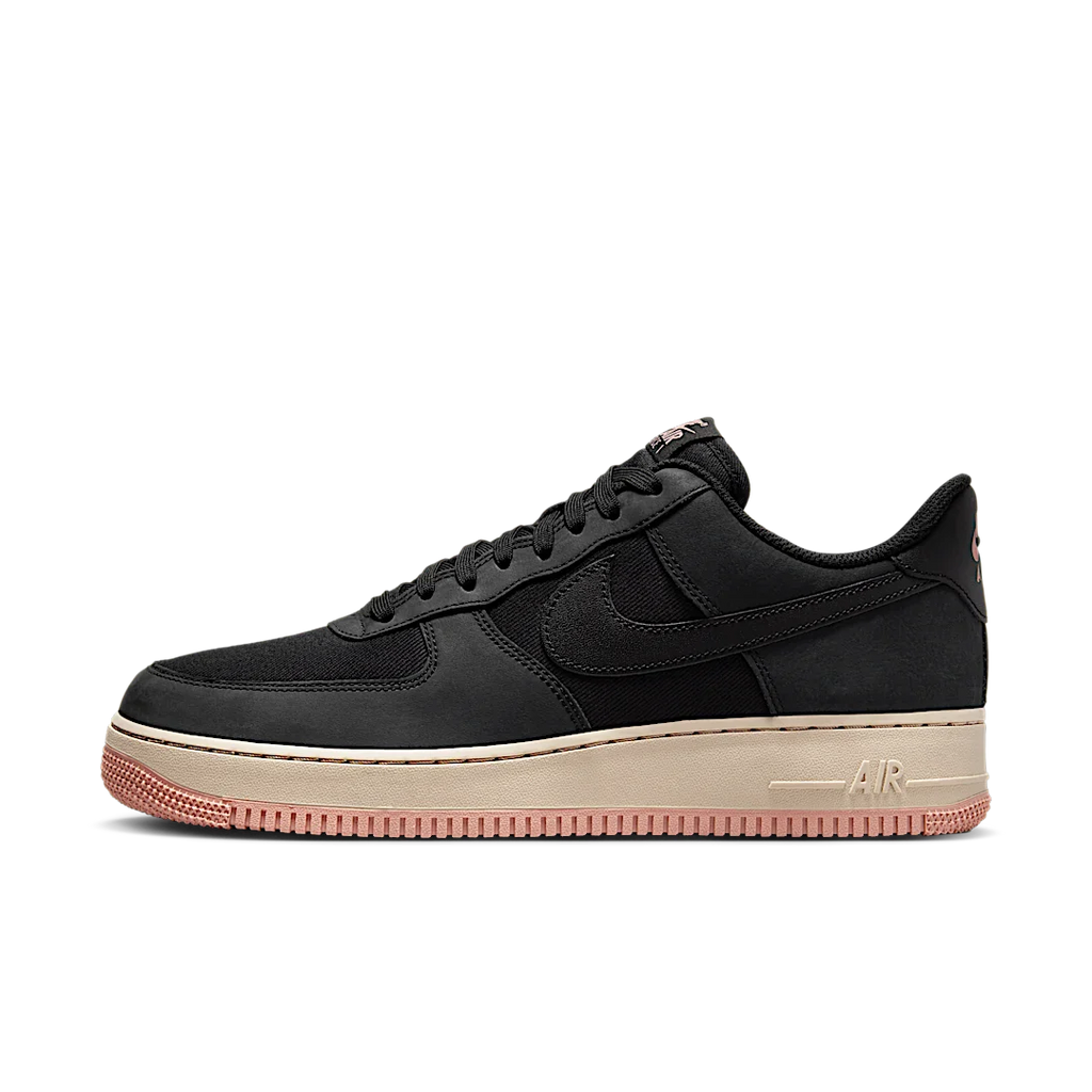 Nike Air Force 1 Low '07 LX Black Red Stardust