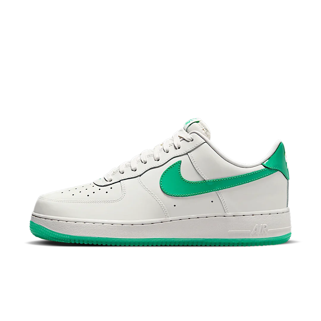 Nike Air Force 1 Low '07 Patent Platinum Tint Stadium Green