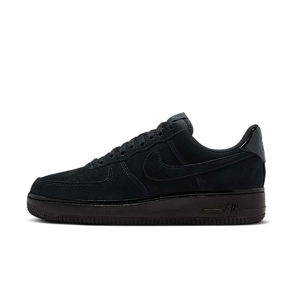 Nike Air Force 1 Low '07 Triple Black Suede