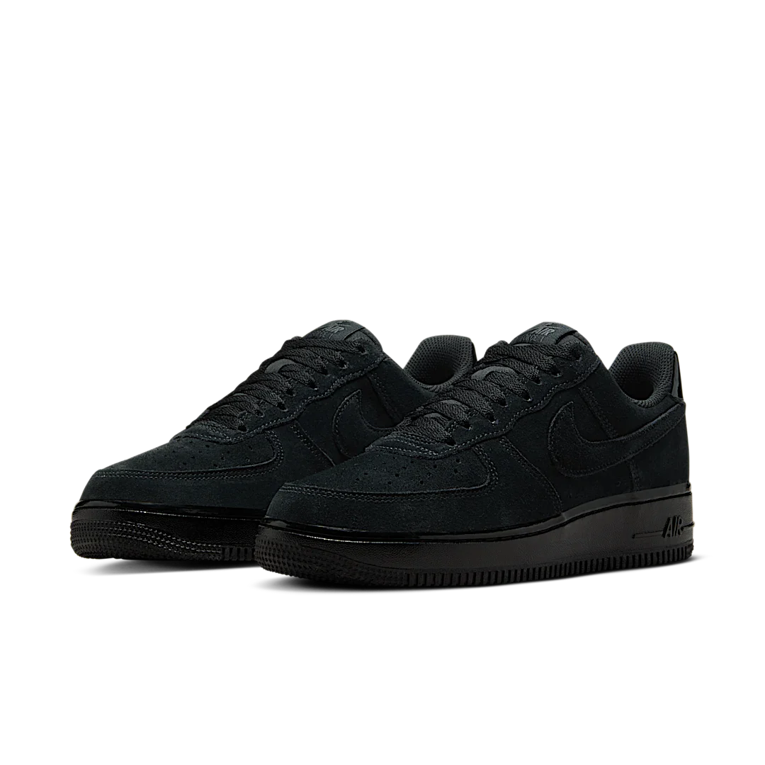 Nike Air Force 1 Low '07 Triple Black Suede
