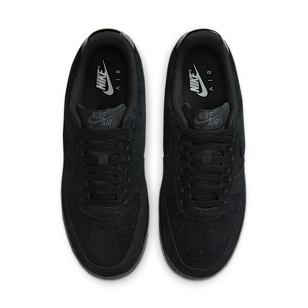 Nike Air Force 1 Low '07 Triple Black Suede