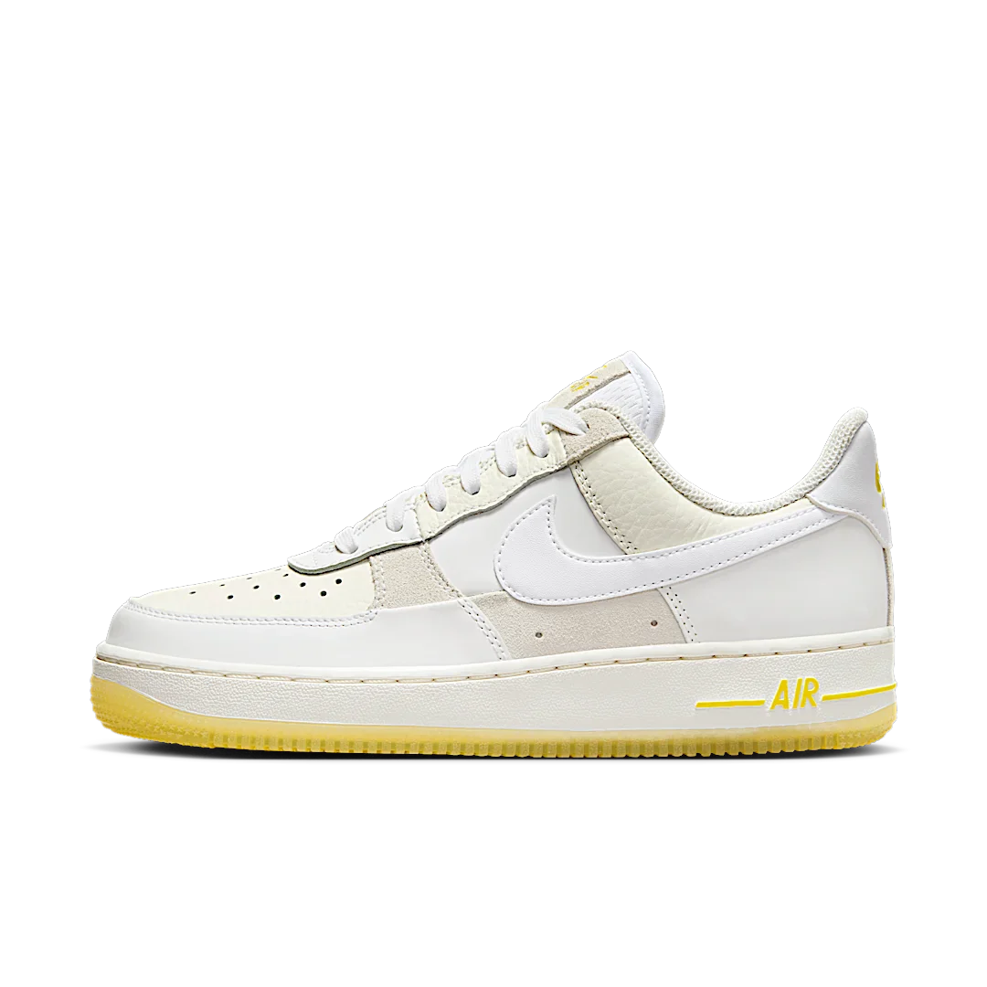 Nike Air Force 1 Low '07 UV Reactive Patchwork White Multicolor Yellow