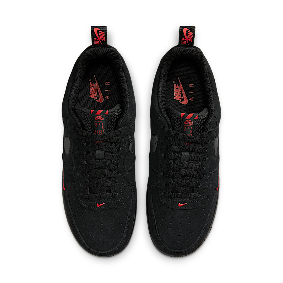 Nike Air Force 1 Low Multi-Swoosh Black Crimson