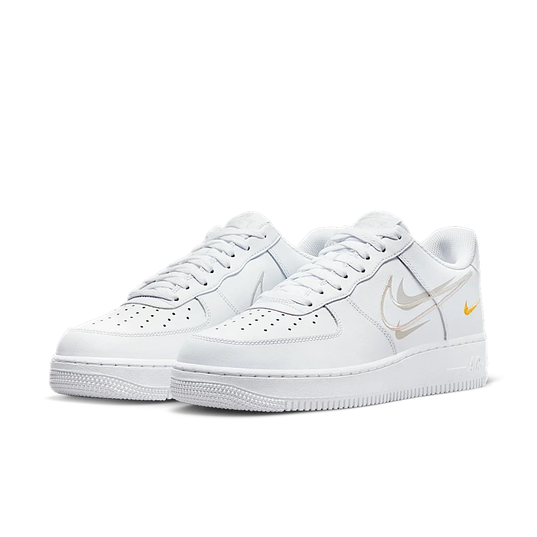 Nike Air Force 1 Low Multi-Swoosh White Yellow