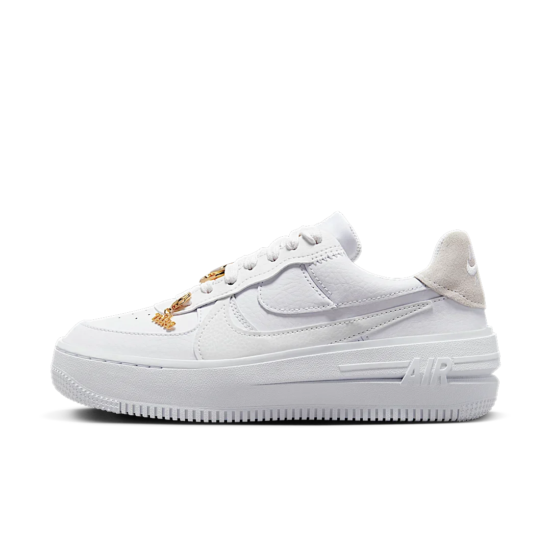 Nike Air Force 1 Low PLT.AF.ORM Bling White Metallic Gold