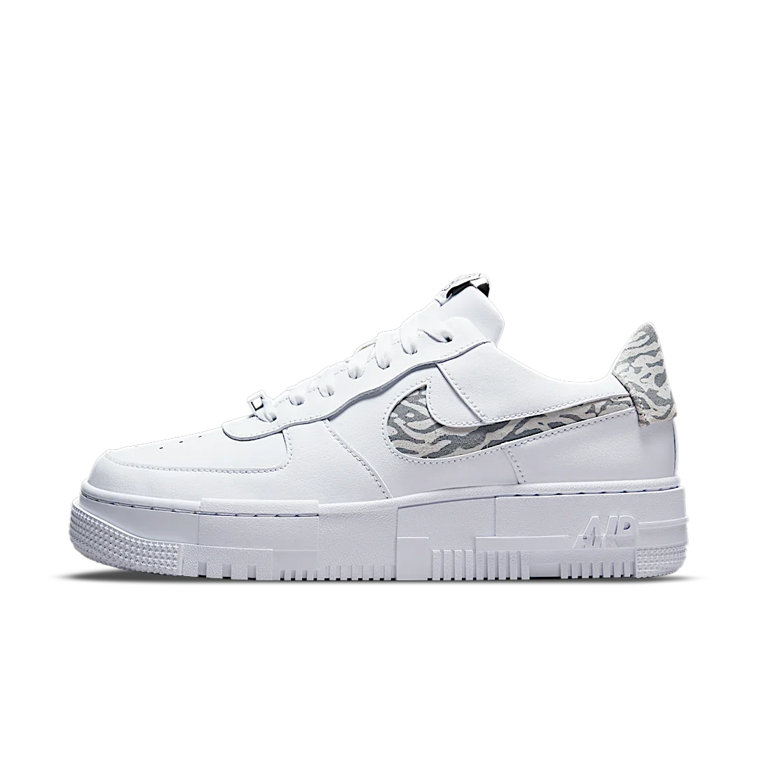 Nike Air Force 1 Low Pixel SE White Zebra