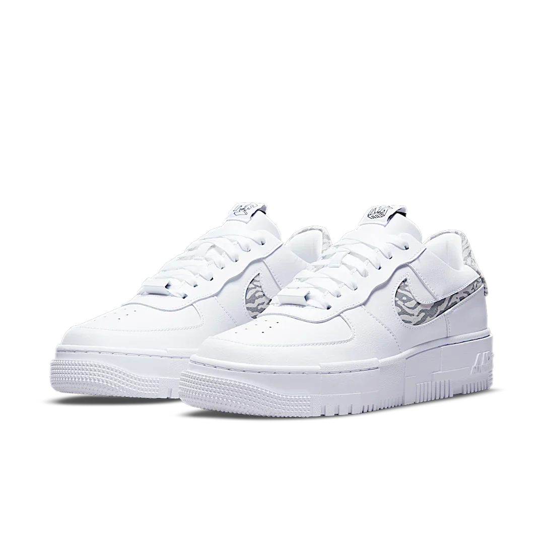Nike Air Force 1 Low Pixel SE White Zebra