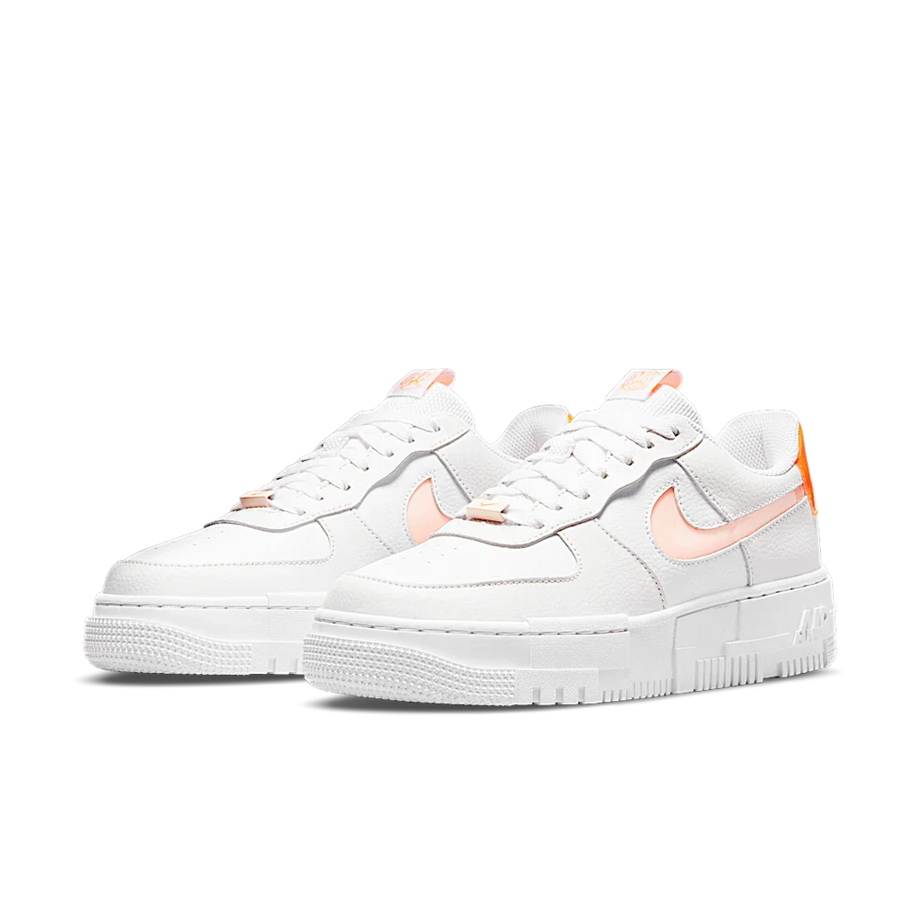 Nike Air Force 1 Low Pixel White Crimson Tint