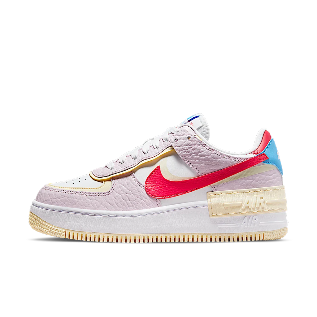 Nike Air Force 1 Low Shadow Regal Pink Coconut Milk University Blue Fusion Red