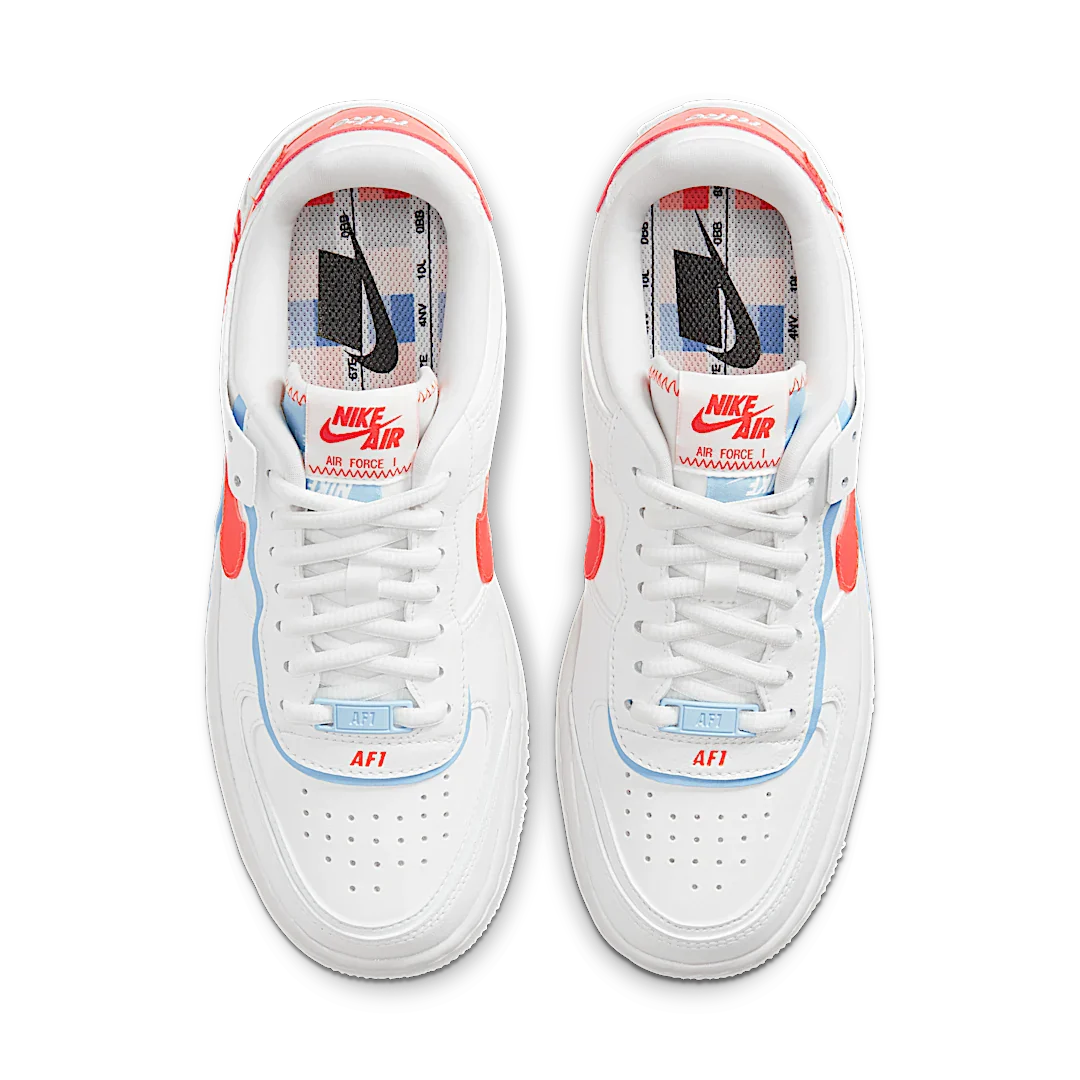 Nike Air Force 1 Low Shadow Summit White Team Orange