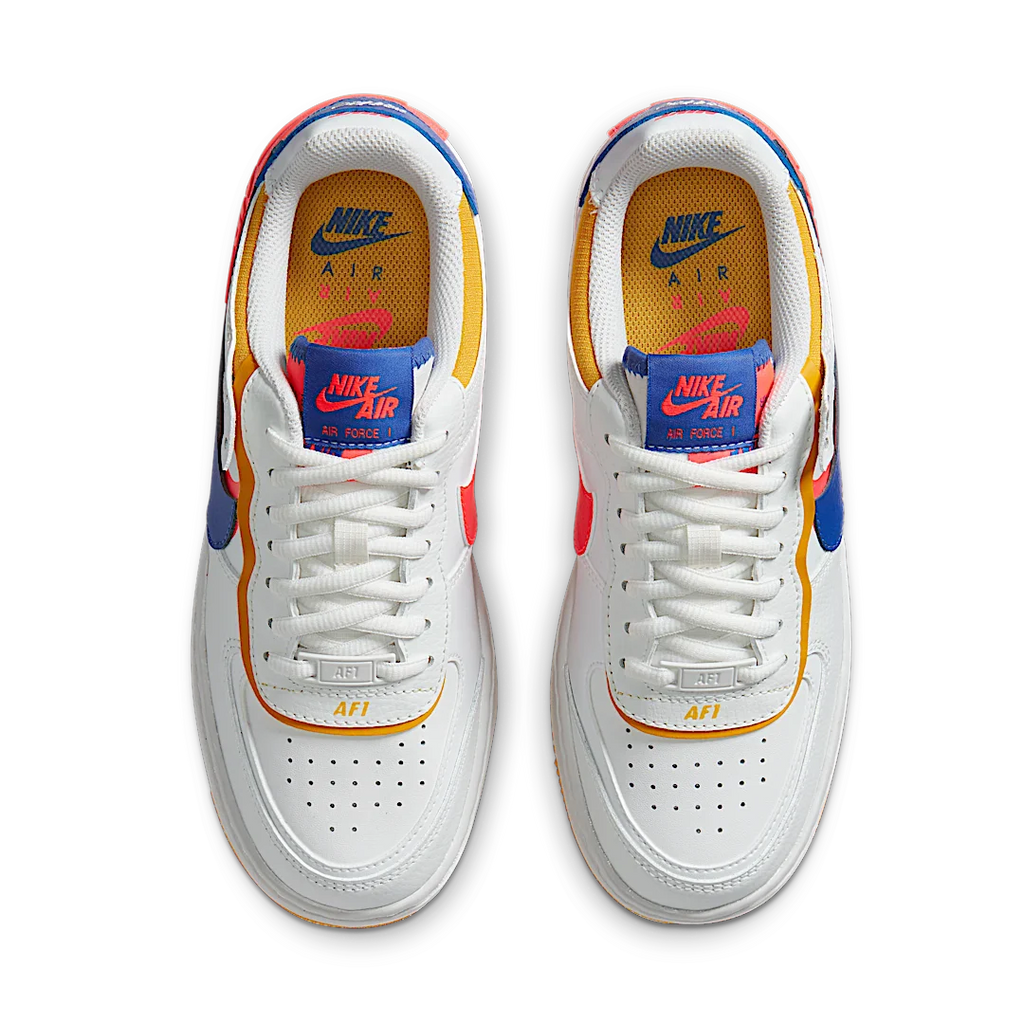 Nike Air Force 1 Low Shadow White Flash Crimson Astronomy Blue