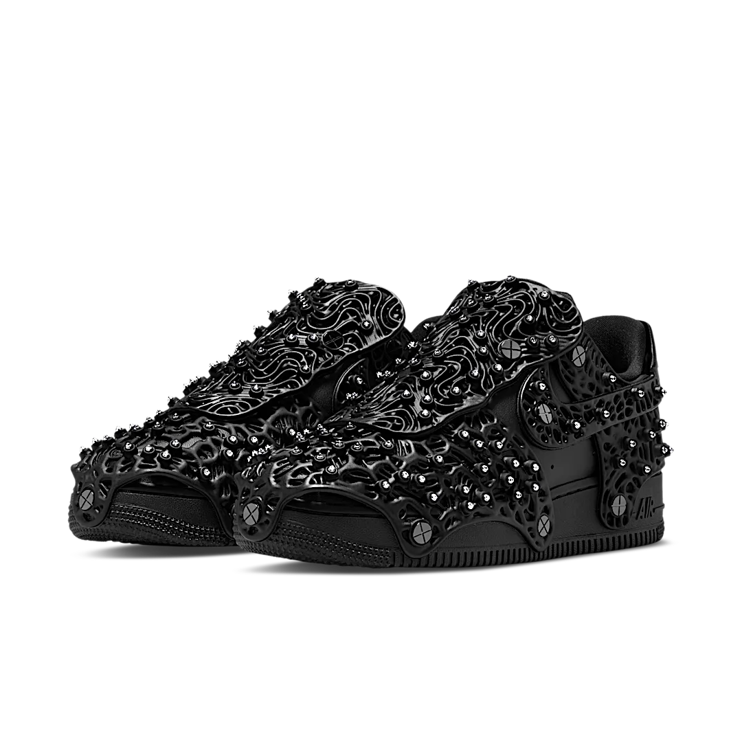 Nike Air Force 1 Low Swarovski Retroreflective Crystals Black
