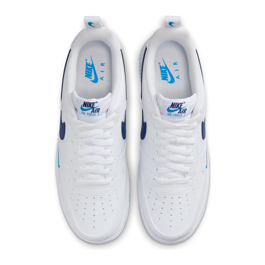 Nike Air Force 1 Low White Light Photo Blue Deep Royal Blue