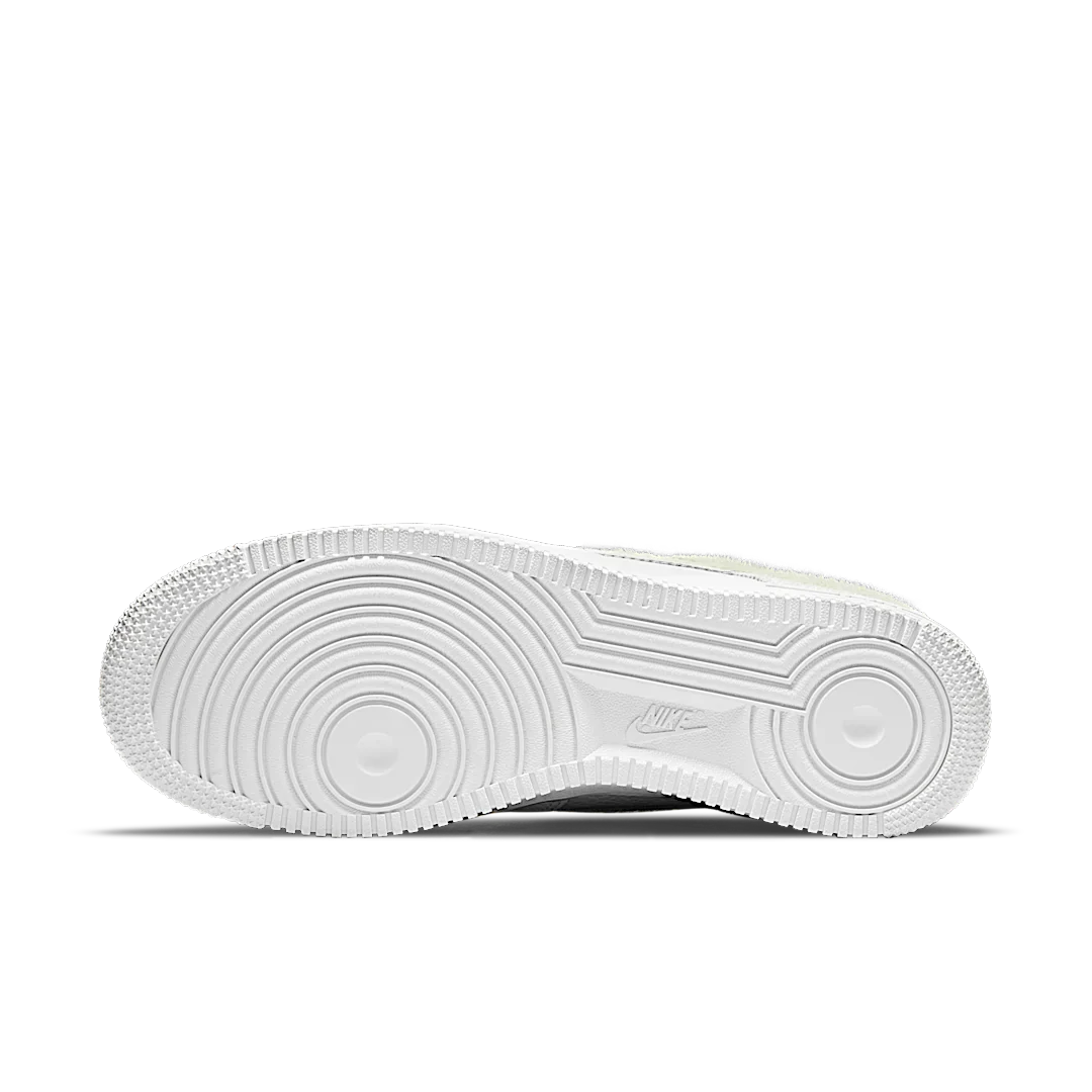 Nike Air Force 1 Low White Pony Hair Heel