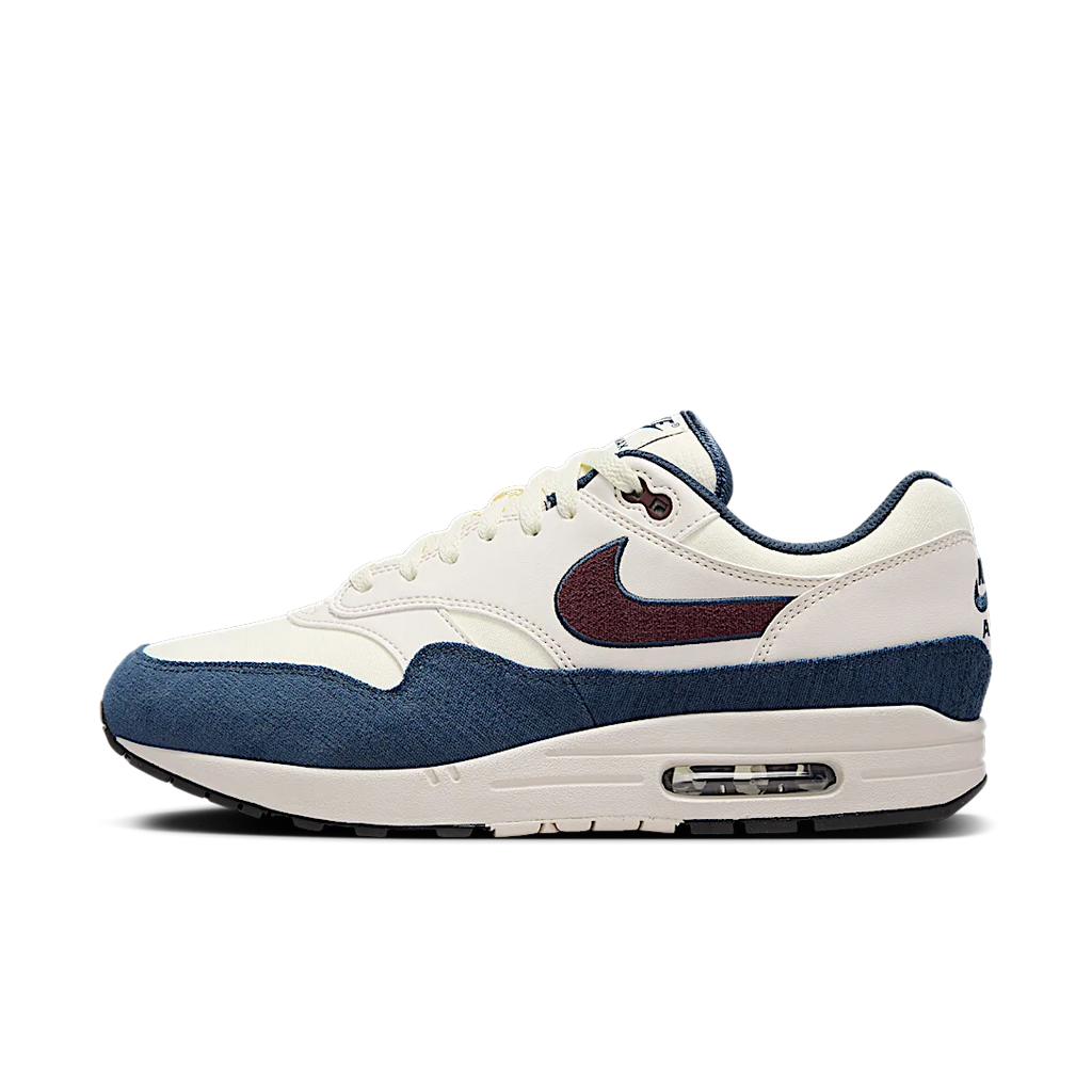 Nike Air Max 1 Coconut Milk Burgundy Crush Navy