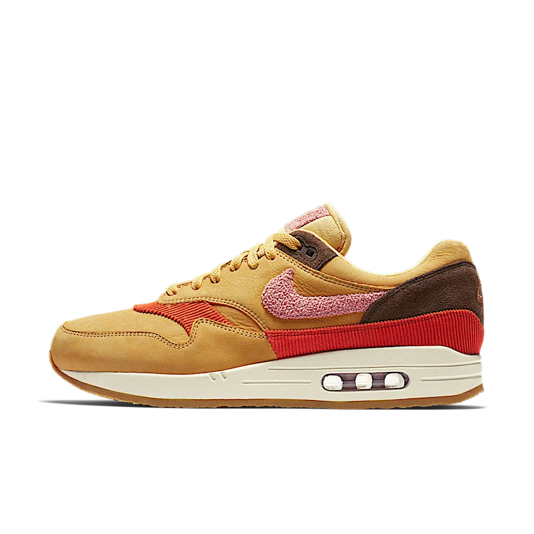 Nike Air Max 1 Crepe Wheat Gold Rust Pink