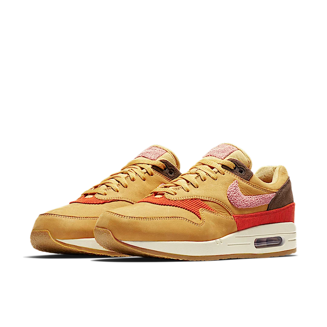 Nike Air Max 1 Crepe Wheat Gold Rust Pink
