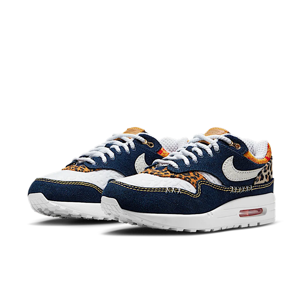 Nike Air Max 1 Premium Denim Leopard