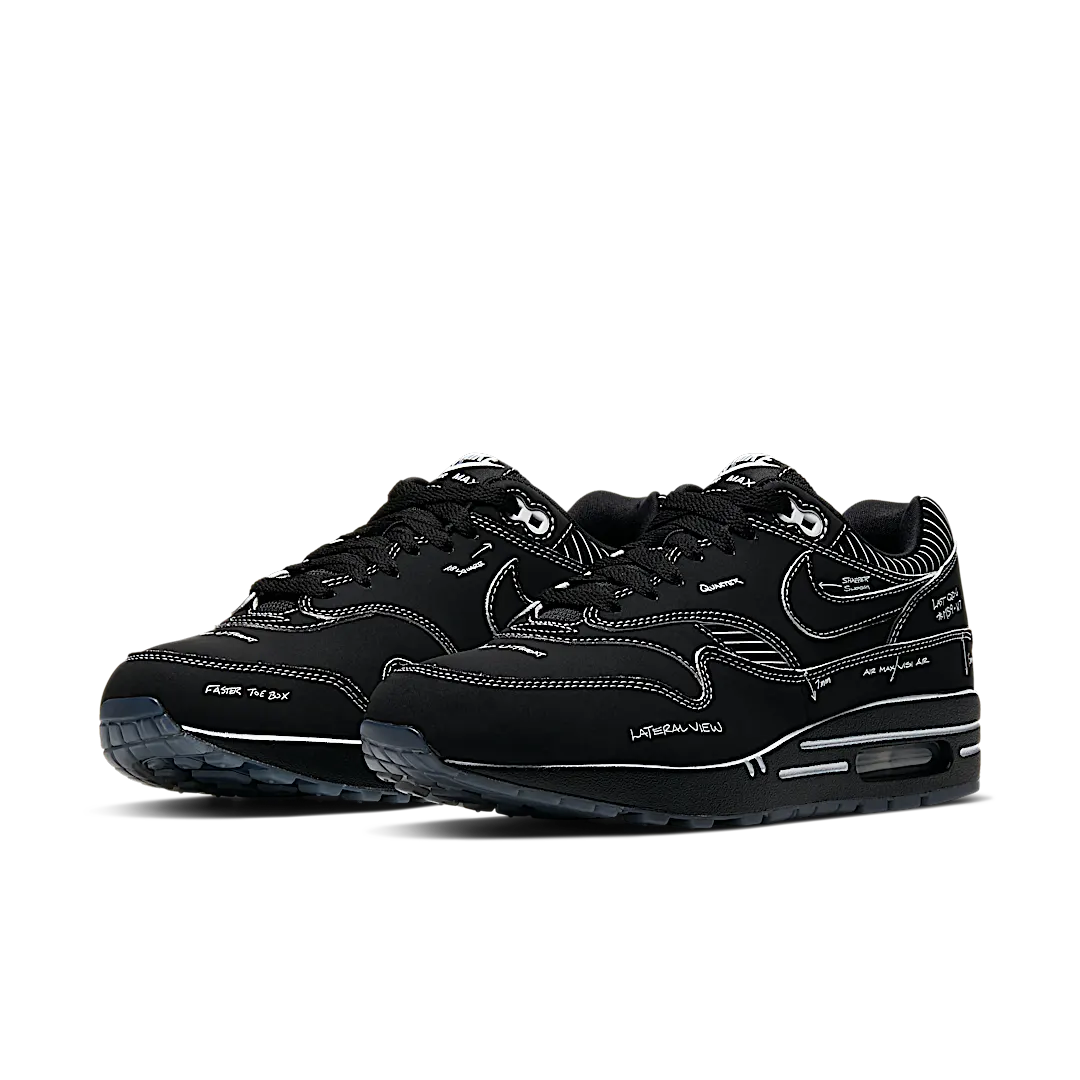 Nike Air Max 1 Tinker Sketch to Shelf Black