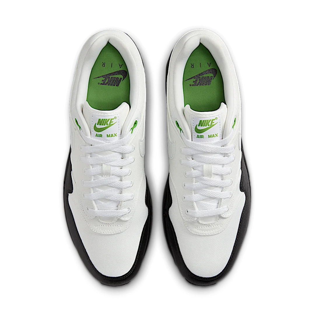 Nike Air Max 1 White Black Chlorophyll