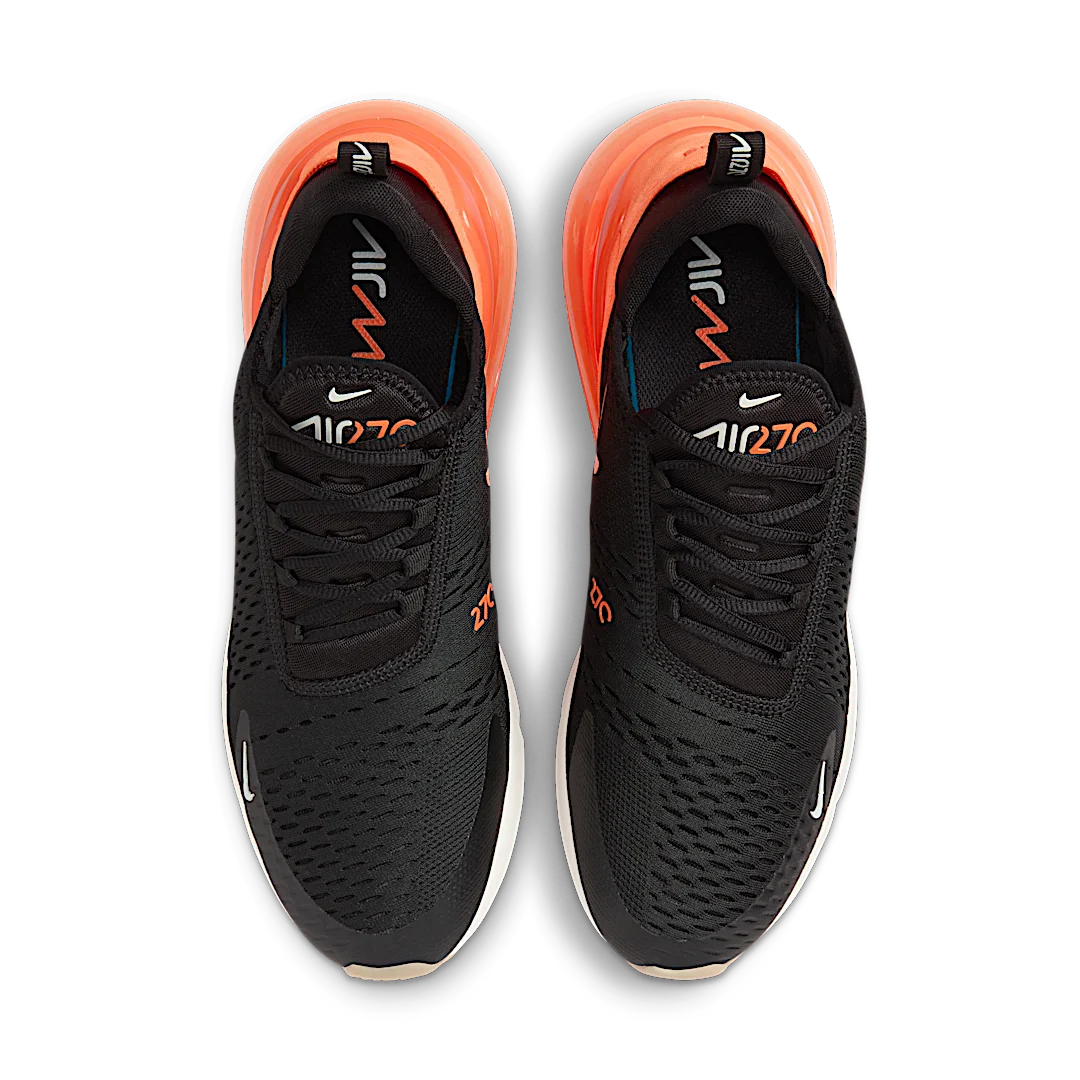 Nike Air Max 270 Black Phantom Total Orange