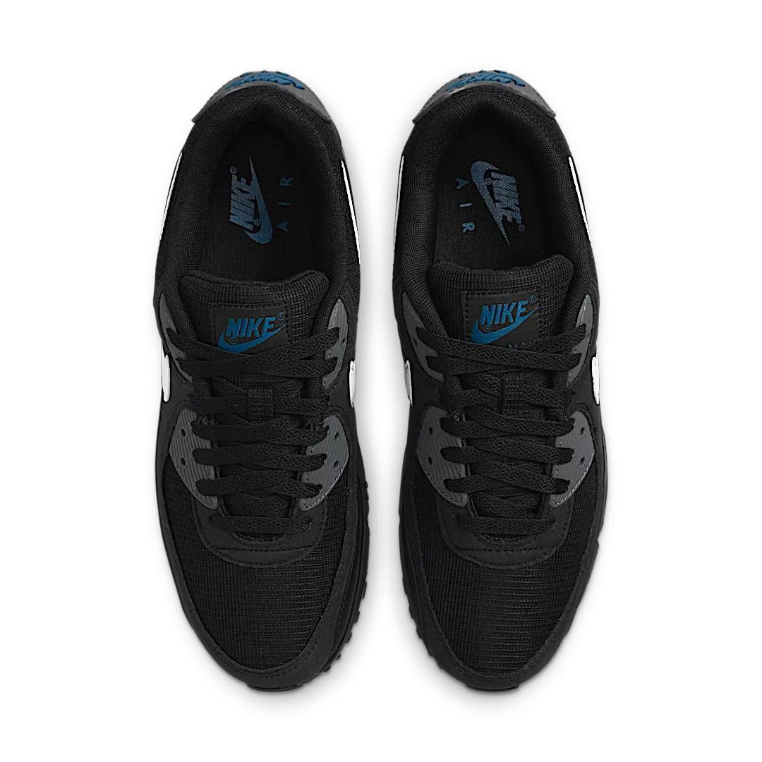 Nike Air Max 90 Black Marina Iron Grey White