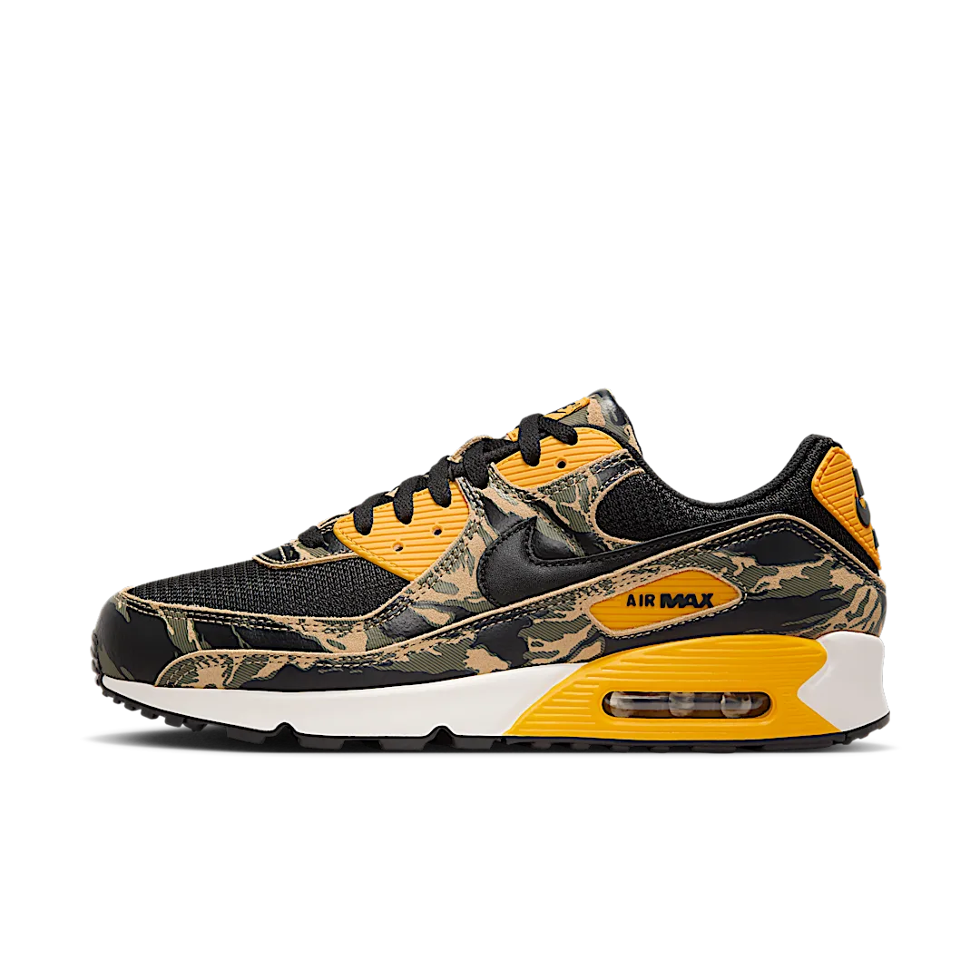 Nike Air Max 90 Premium Black University Gold Camo