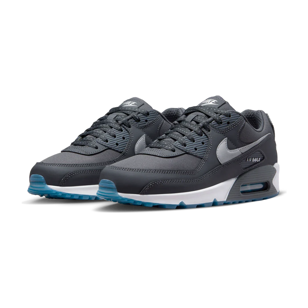 Nike Air Max 90 Reflective Swoosh Anthracite Industrial Blue