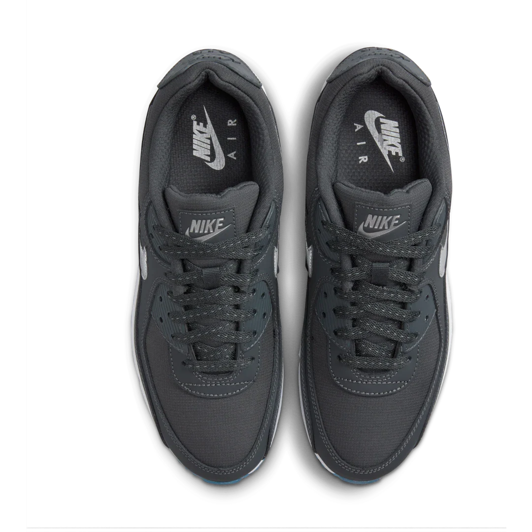 Nike Air Max 90 Reflective Swoosh Anthracite Industrial Blue
