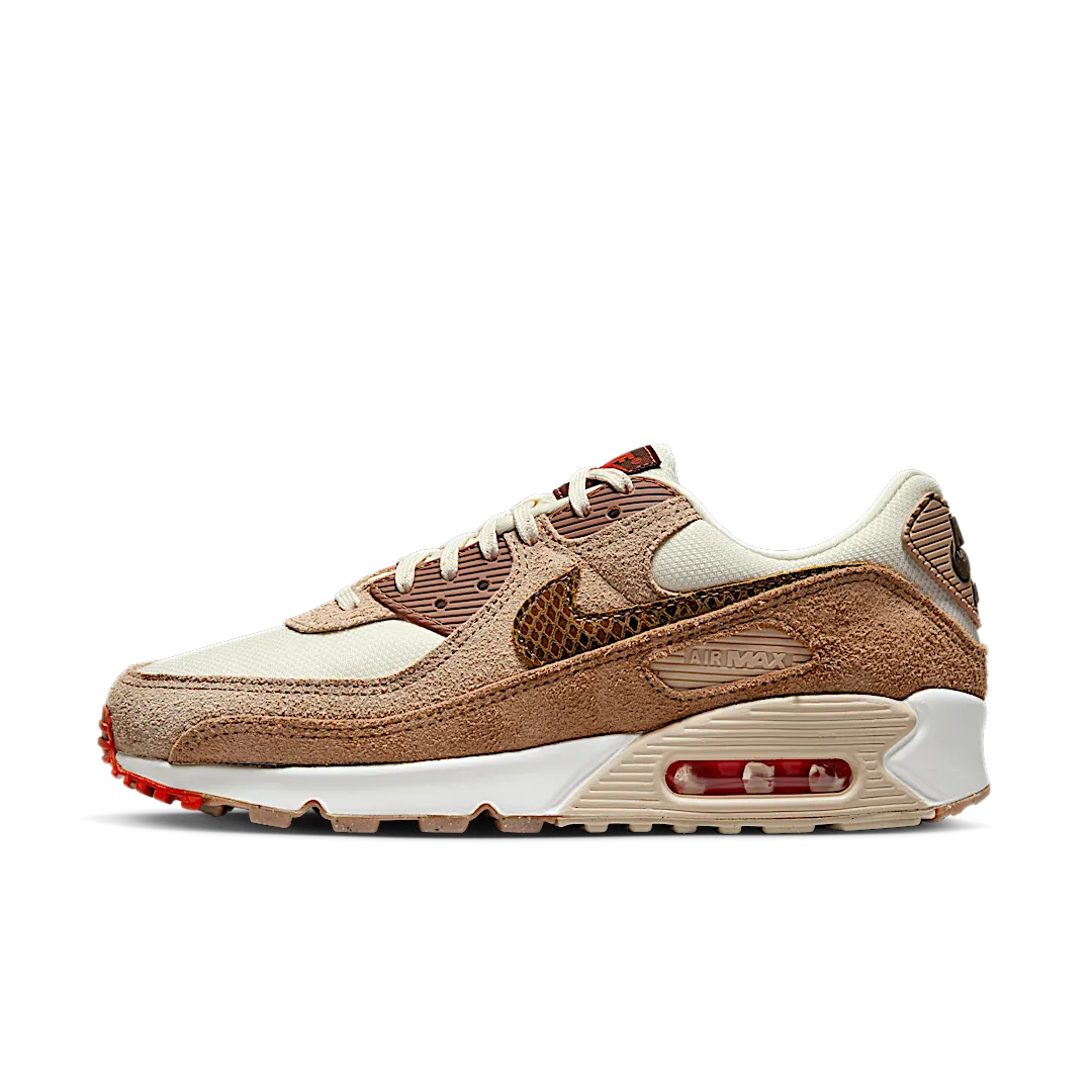 Nike Air Max 90 SE Pale Ivory Snakeskin Swoosh