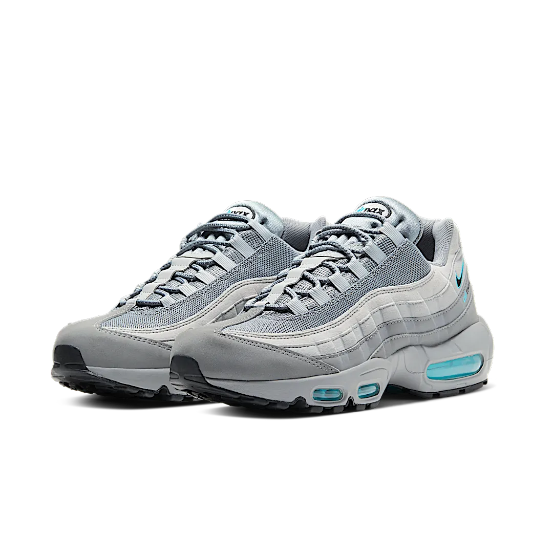 Nike Air Max 95 Retro Logo Grey Aqua