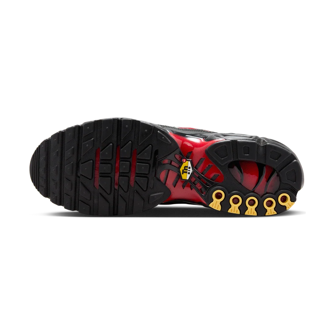 Nike Air Max Plus Black University Red Metallic Silver