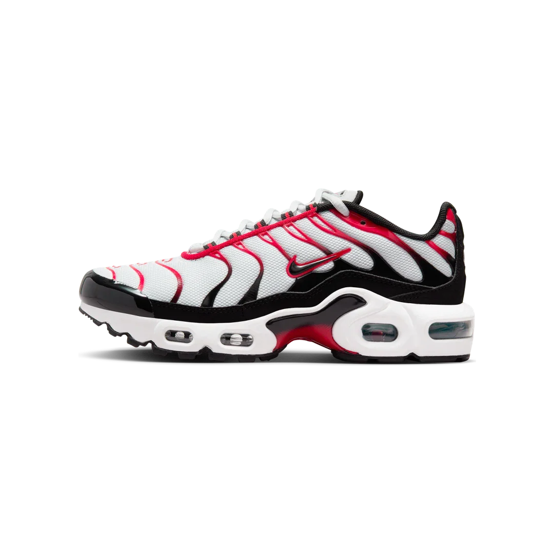 Nike Air Max Plus Pure Platinum Black White University Red