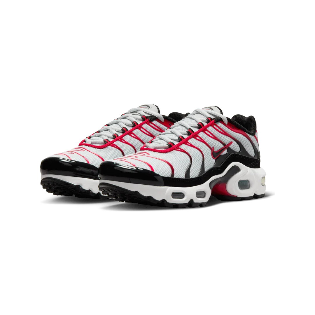 Nike Air Max Plus Pure Platinum Black White University Red
