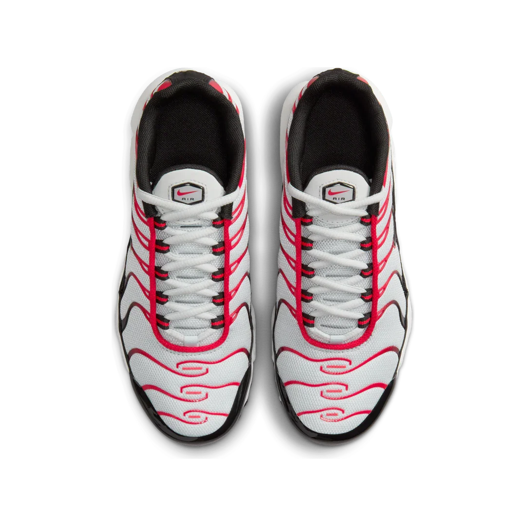 Nike Air Max Plus Pure Platinum Black White University Red