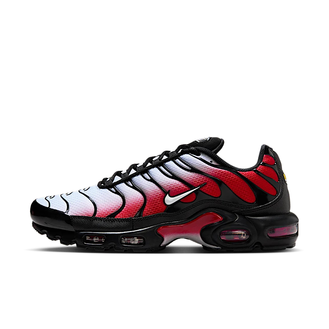 Nike Air Max Plus Pure Platinum University Red Black White