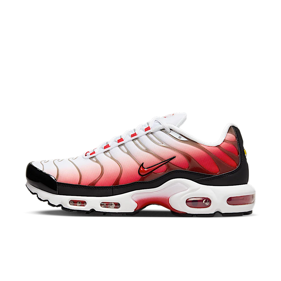 Nike Air Max Plus White Black University Red