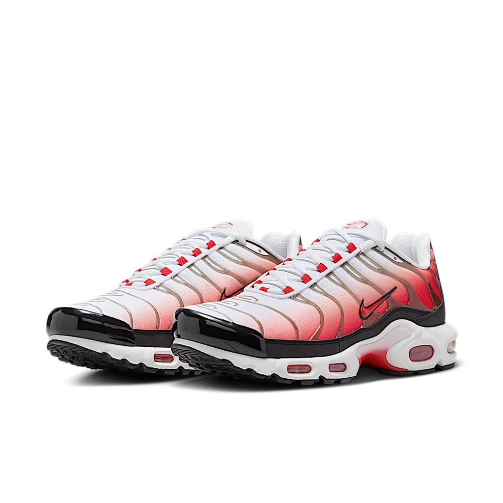 Nike Air Max Plus White Black University Red