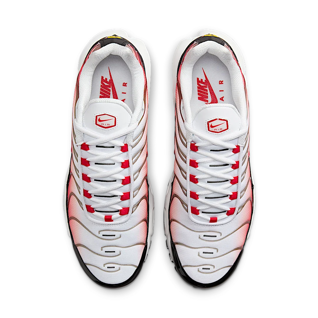 Nike Air Max Plus White Black University Red