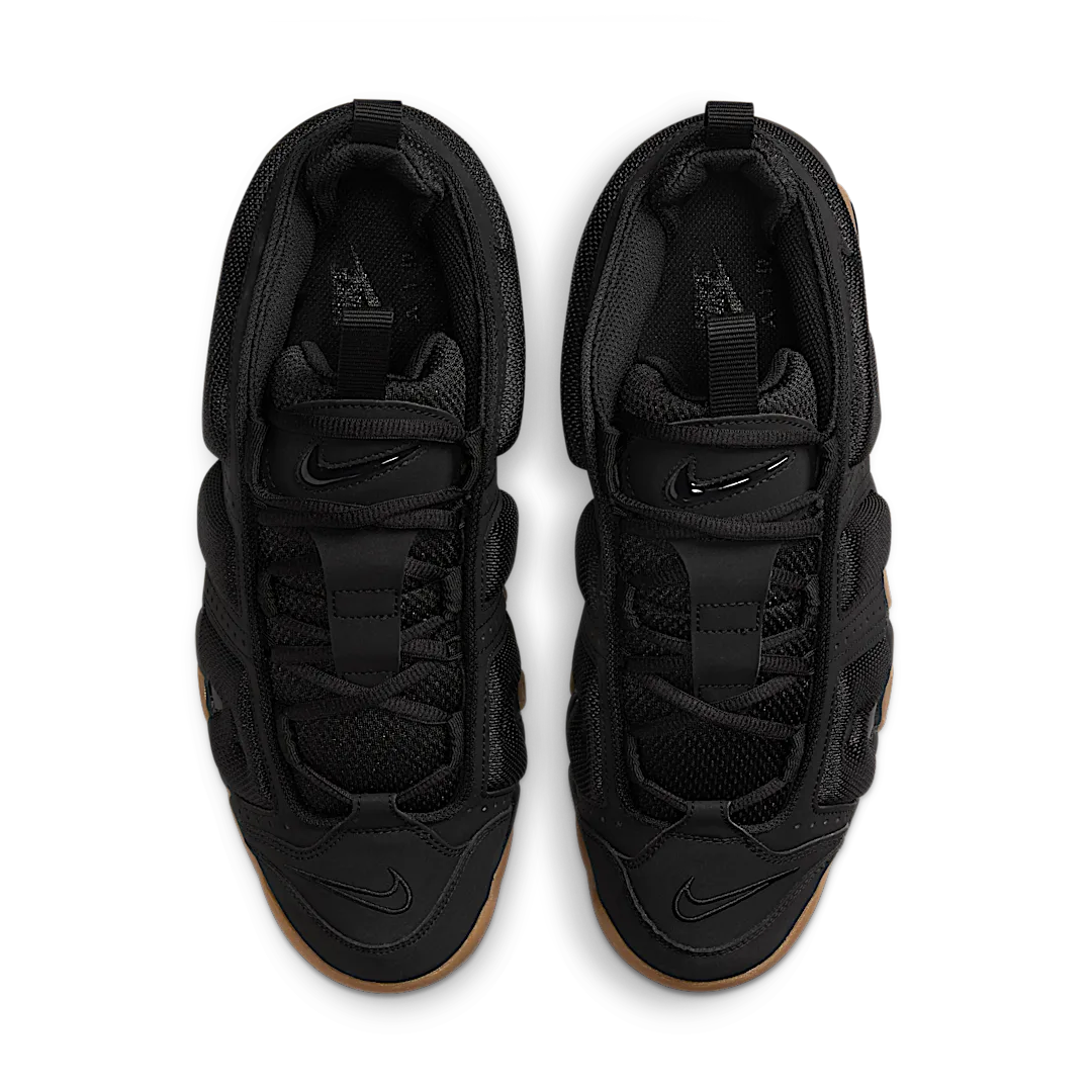 Nike Air More Uptempo Low Black Gum