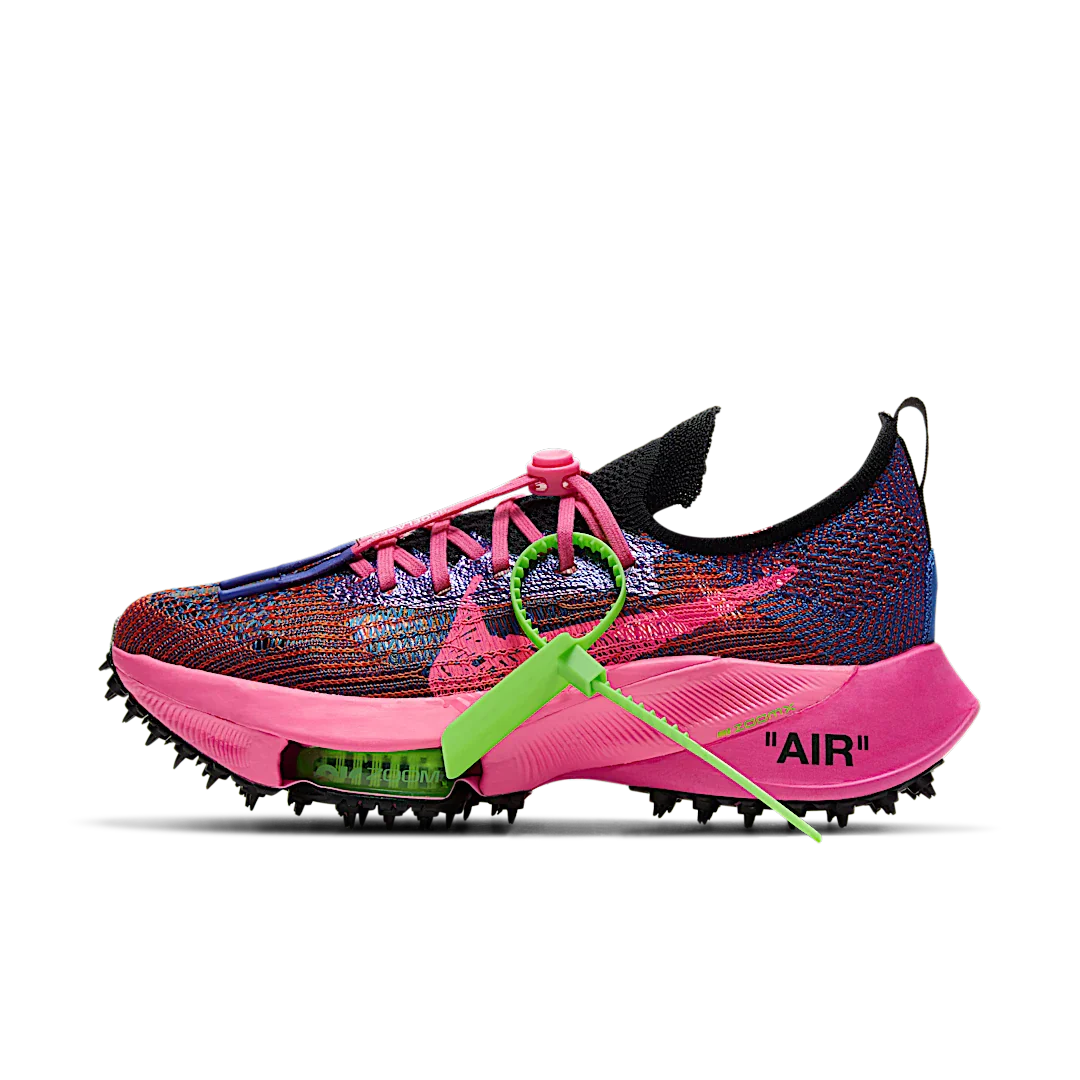 Nike Air Zoom Tempo Next% Flyknit Off-White Racer Blue Pink Glow