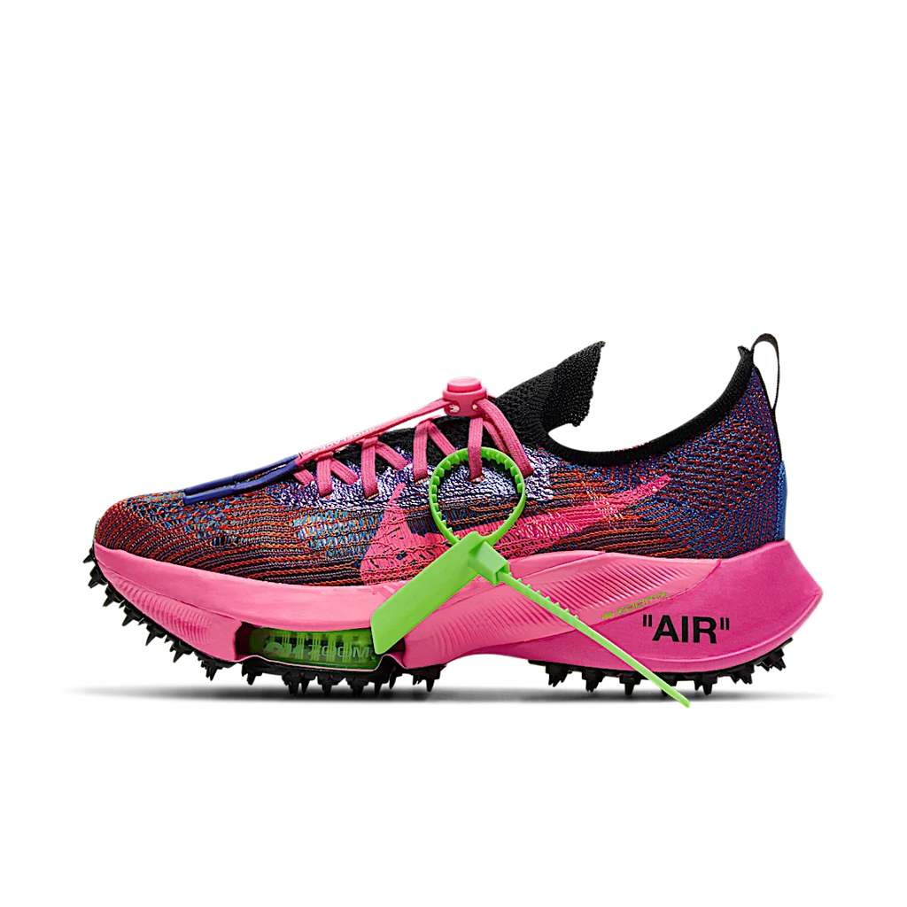 Nike Air Zoom Tempo Next% Flyknit Off-White Racer Blue Pink Glow