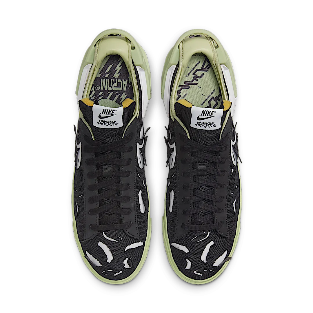 Nike Blazer Low Acronym Black Olive Aura