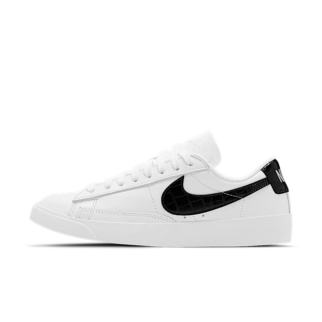 Nike Blazer Low White Black Croc