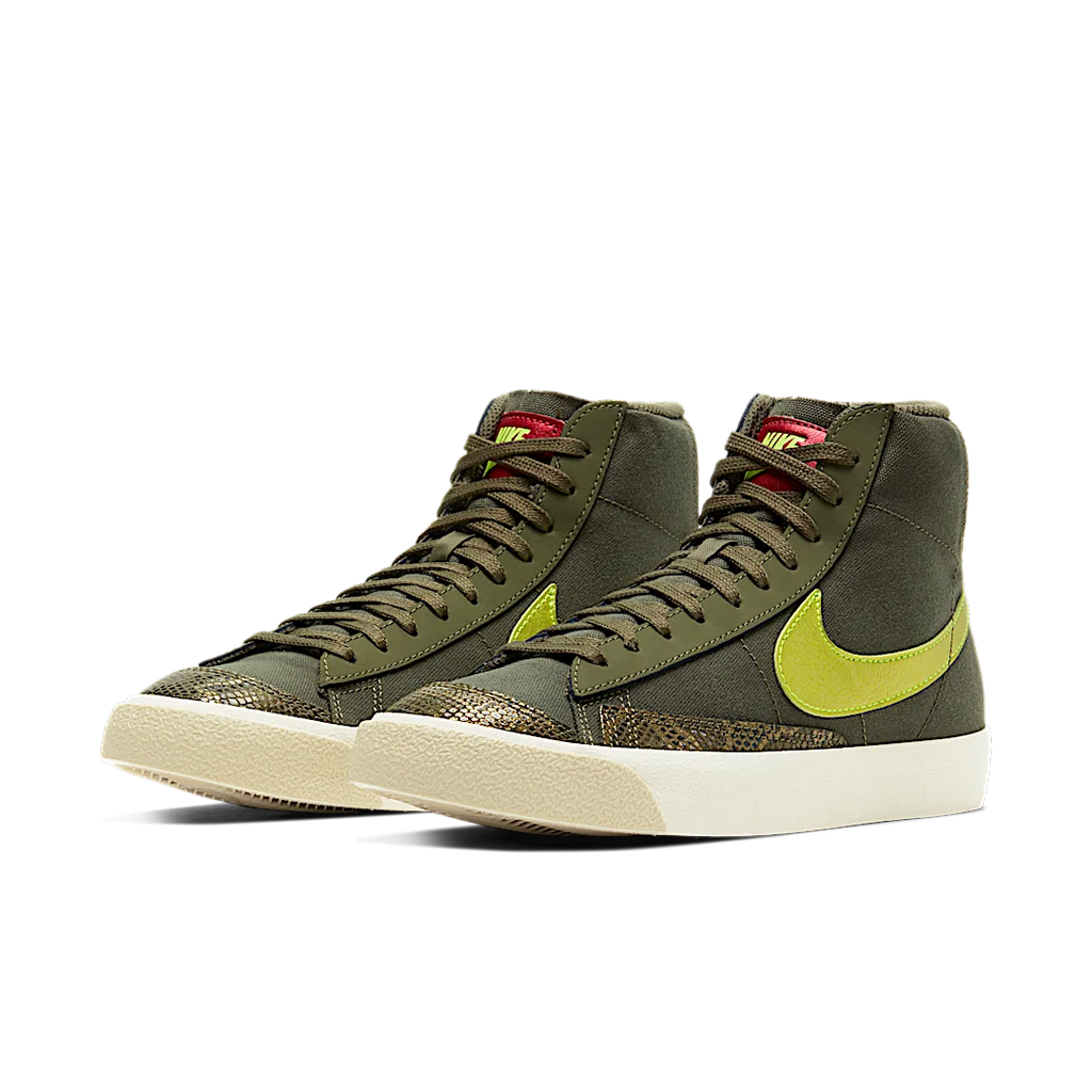 Nike Blazer Mid 77 Olive Snakeskin