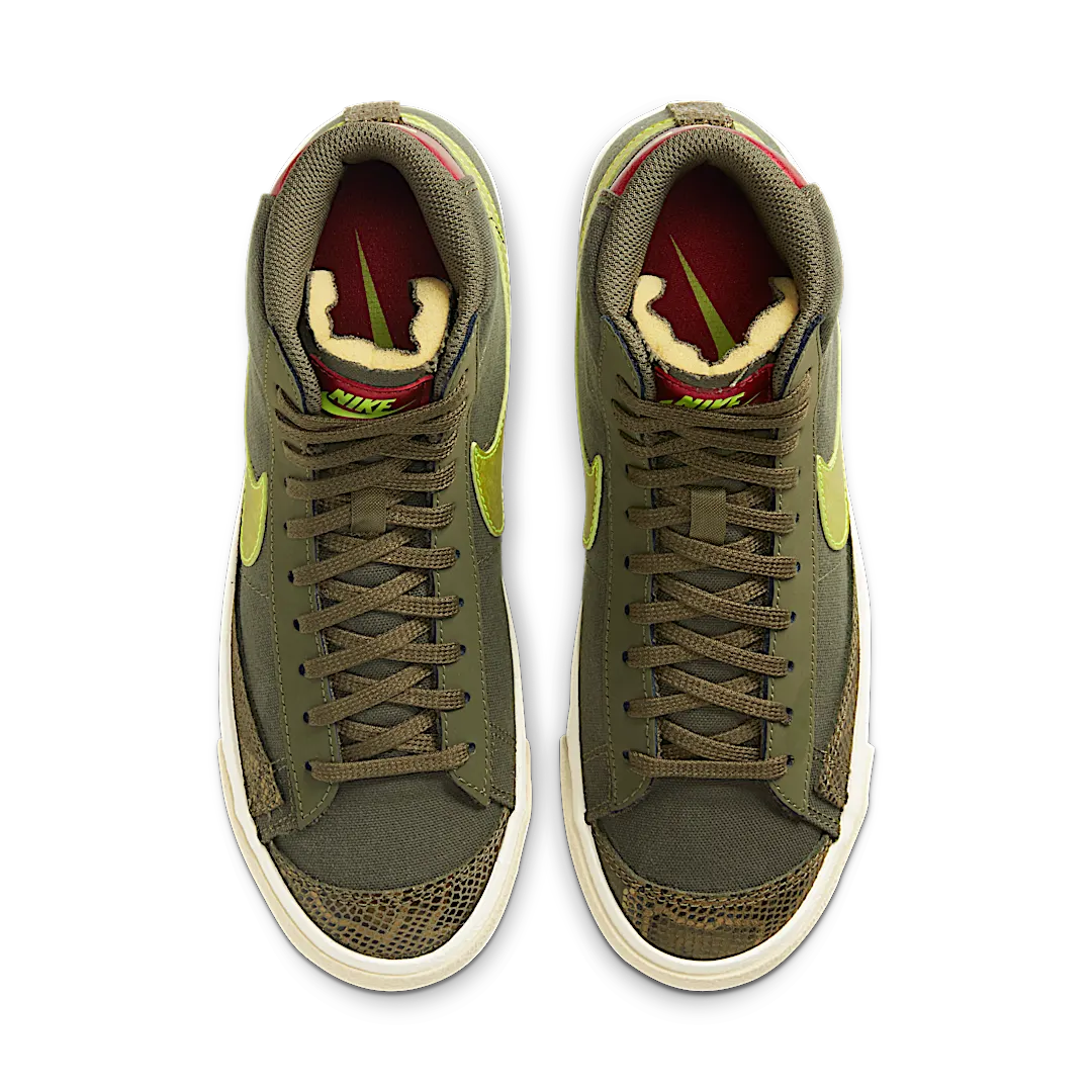 Nike Blazer Mid 77 Olive Snakeskin