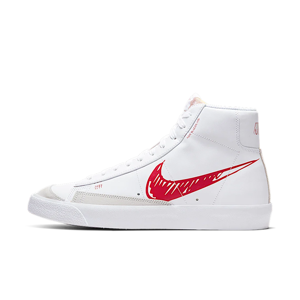 Nike Blazer Mid 77 Sketch White Red