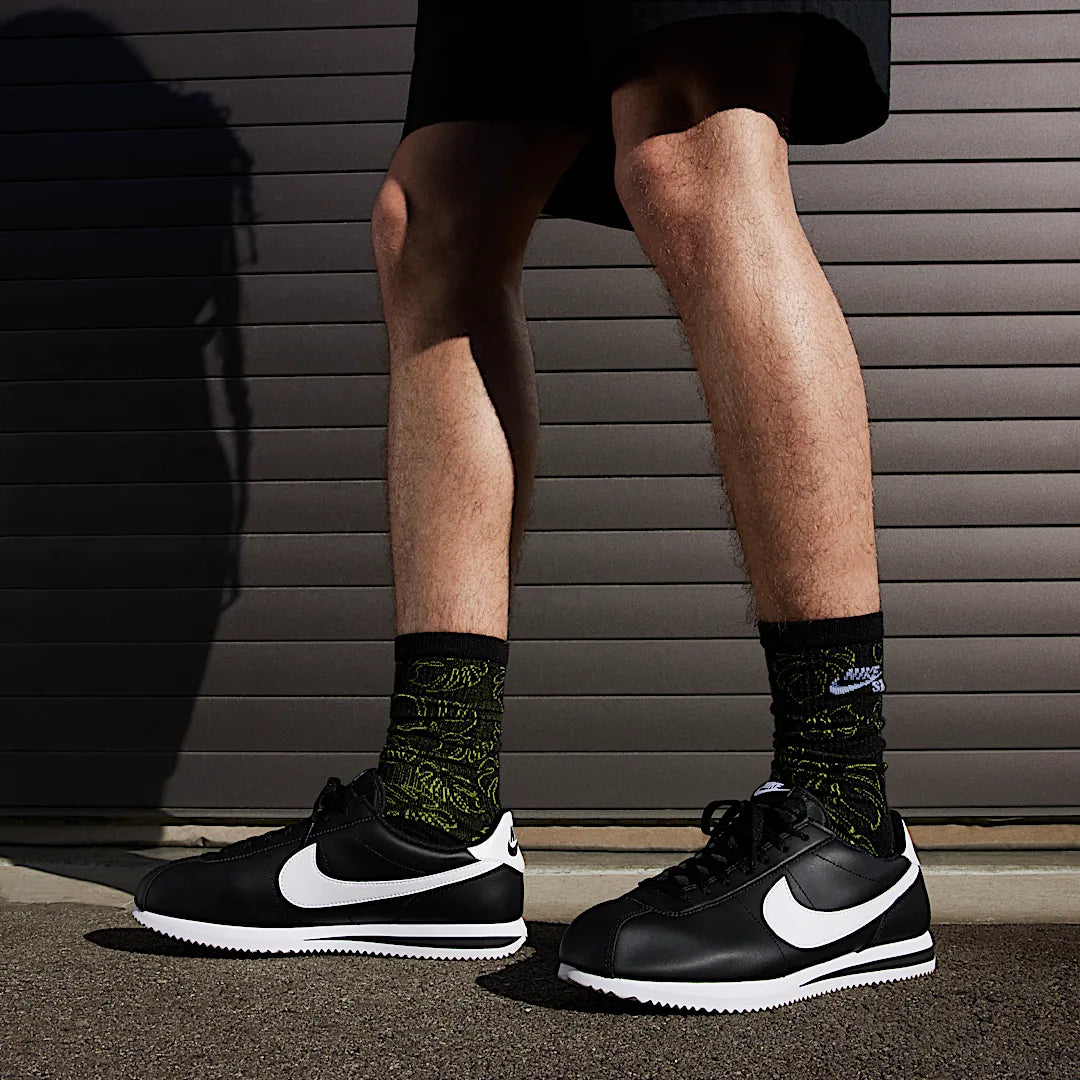 Nike Cortez Basic Black White (2023)